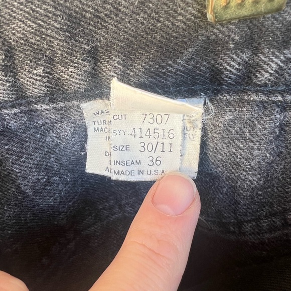 Rocky Mountain RARE Vintage Black Fringe Jeans - Picture 7 of 12